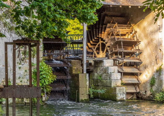 Moulin de Pont de Ruan. Photo estivale en Centre Val de Loire