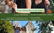 Villa Alecya - Affiche concert Duo Theveneau - 25 sept 2021