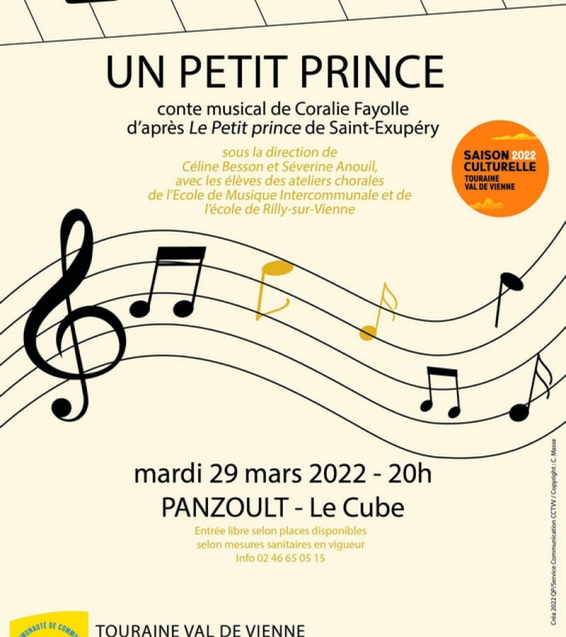 Un petit prince Panzoult saison culturelle CC TVV mars 2022
