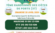 Rando marche vtt Côte de Ports avril 2024