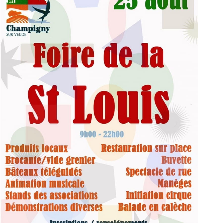 Foire Saint Louis Champigny-sur-Veude 2022