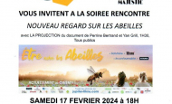 Soirée rencontre nouveau regard abeilles cinéma le majestic Richelieu février 2024