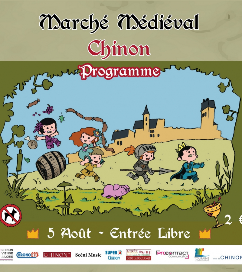 Marché medieval Chinon 2023