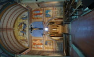 église de Villaines les Rochers peintures transept Est