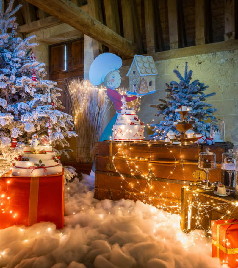 Christmas at Azay-le-Rideau castle