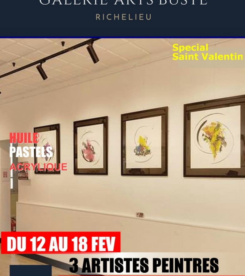 expo galerie arts'buste Richelieu février 2022