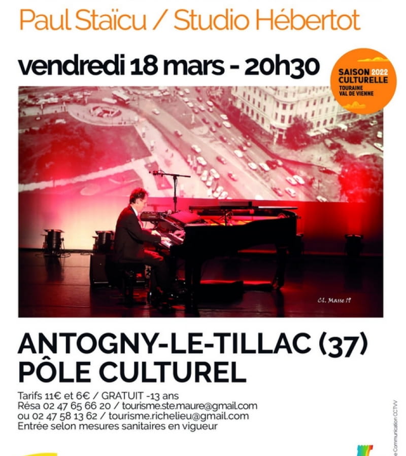 Une vie de pianiste Antogny le Tillac mars 2022