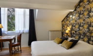 Chambre 2 personnes n°8, hôtel Logis Manoir de la Giraudiere, 37420 Beaumont en Véron, Chinon, Avoine (2)