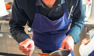 Martin Bolaers, chef of the restaurant Les jardiniers - Ligré