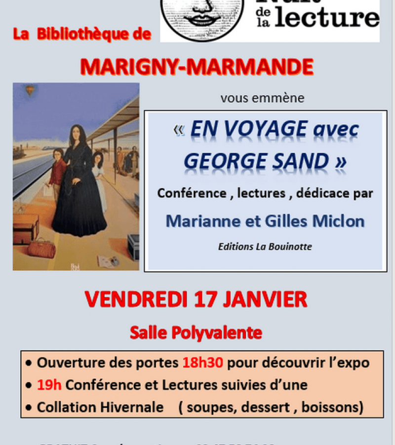 nuit de la lecture bibliothèque Marigny-Marmande 2020