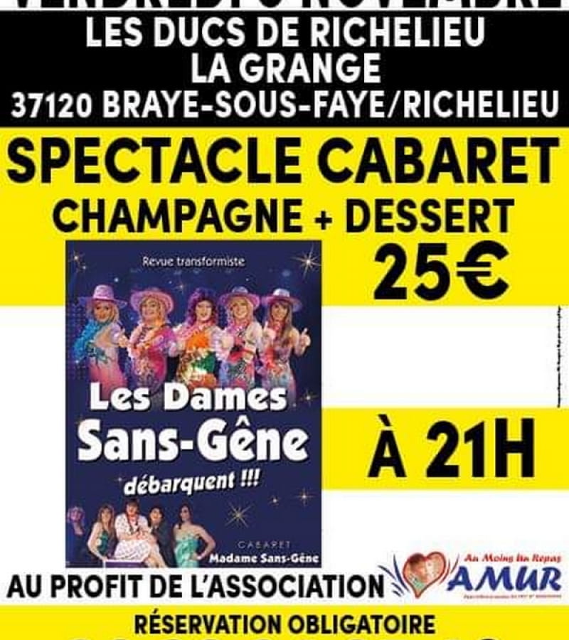 spectacle cabaret Les Ducs de Richelieu Braye sous Faye 2019