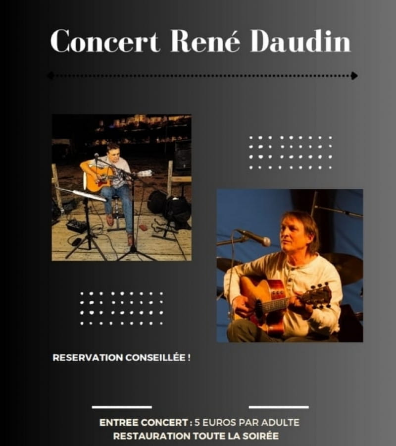 Concert René Daudin Le Bout du Monde Richelieu avril 2023