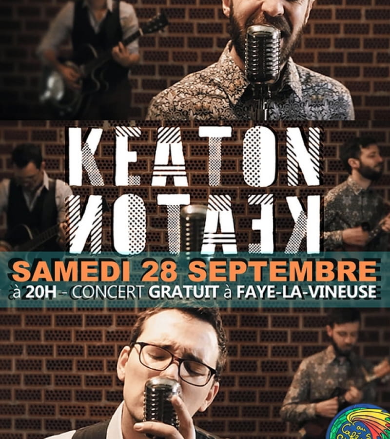 concert Keaton café St Georges Faye-la-Vineuse 2019
