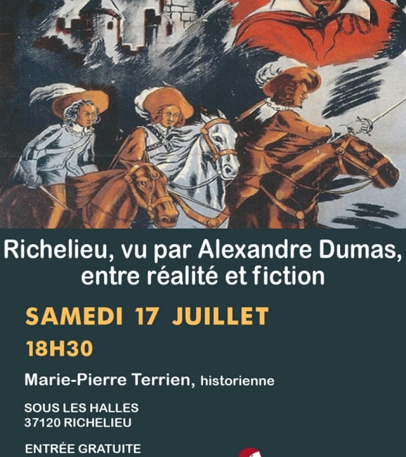 conférence Richelieu vu par Alexandre Dumas Marie-Pierre Terrien 2021